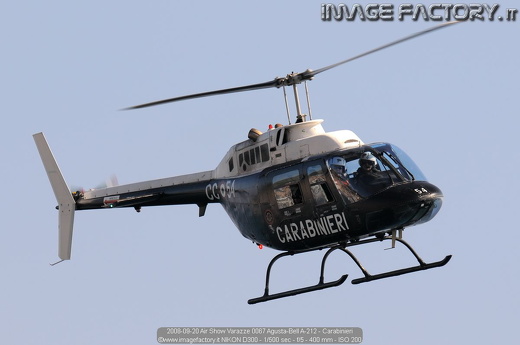 2008-09-20 Air Show Varazze 0067 Agusta-Bell A-212 - Carabinieri